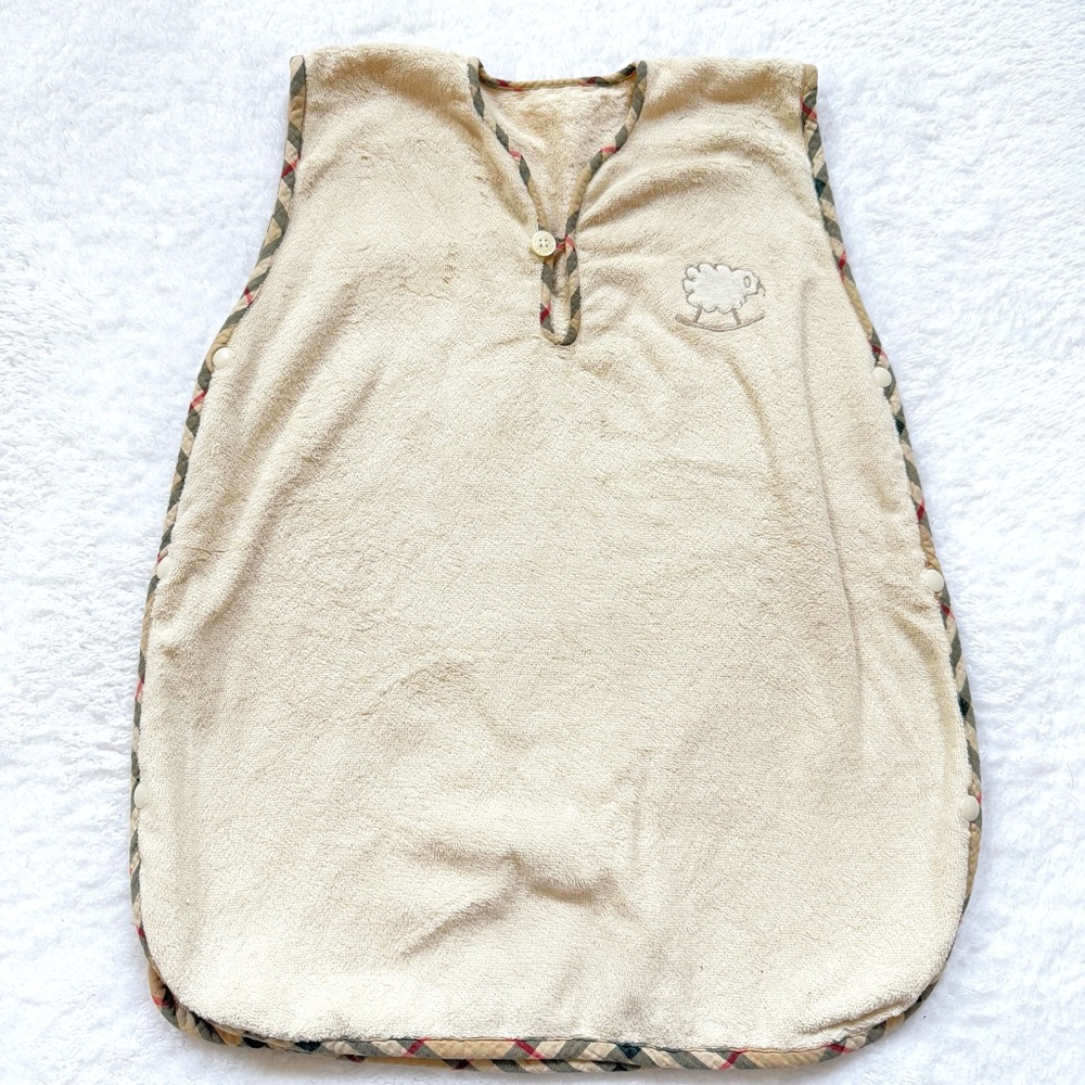 Burberry Baby Sleep Sack towel wearable blanket Nova check sheep sleeping vest